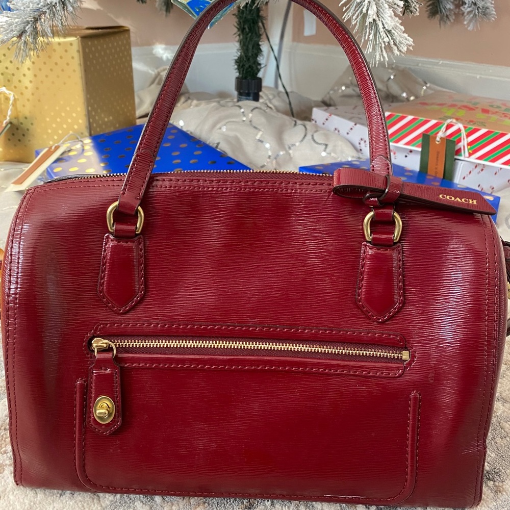 Red Coach Bag